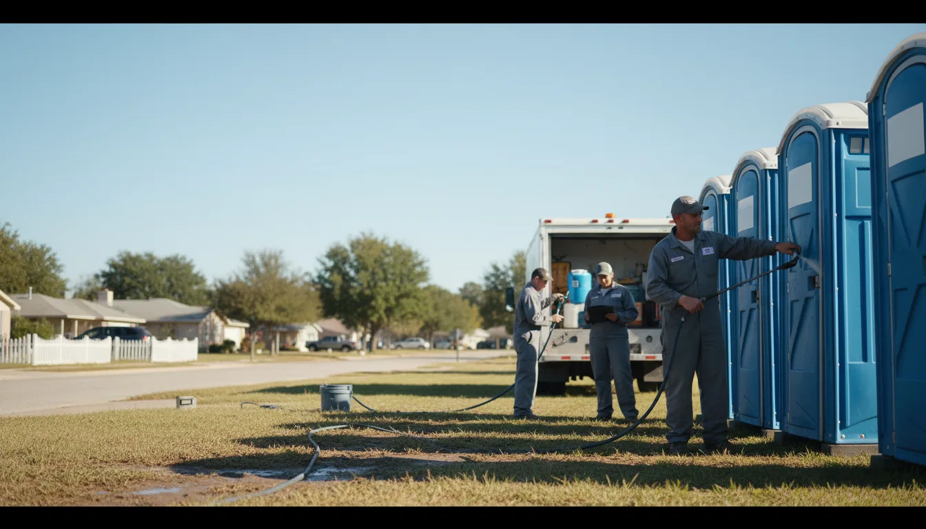 Long-Term Portable Toilet Rental in Pella, IA near me